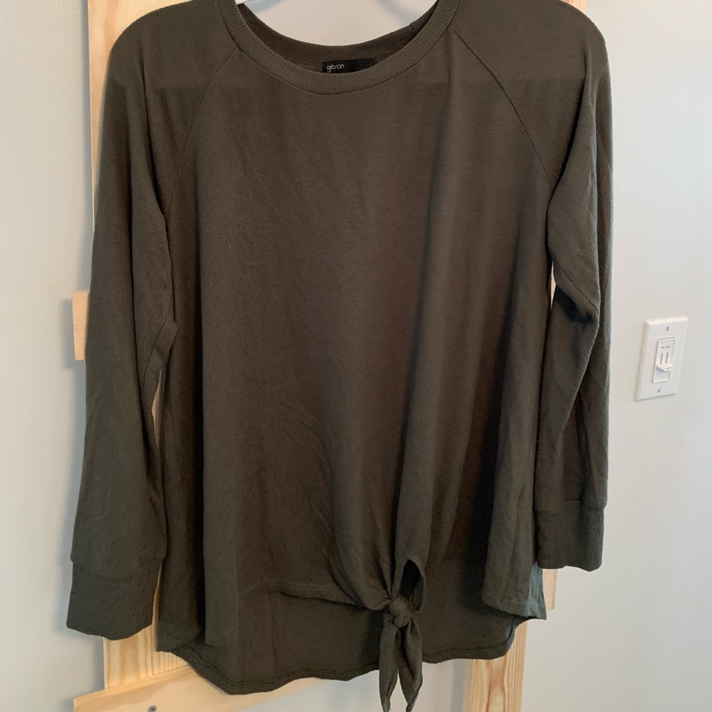 Gibson Tie Front Sweater